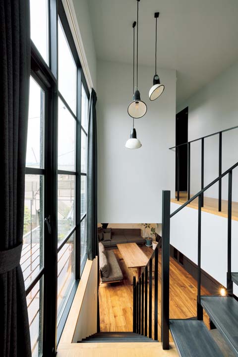 階段の吹き抜け