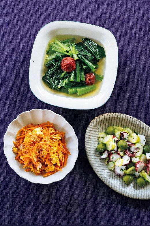 食卓に並んだ副菜