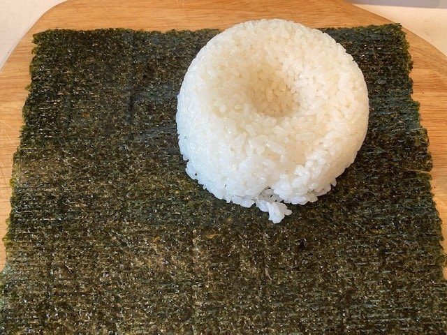 簡単せんべいおにぎり