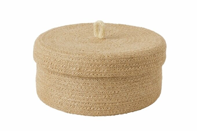 ユンガン バスケット ふた付き（直径20×高さ10cm　￥1499）