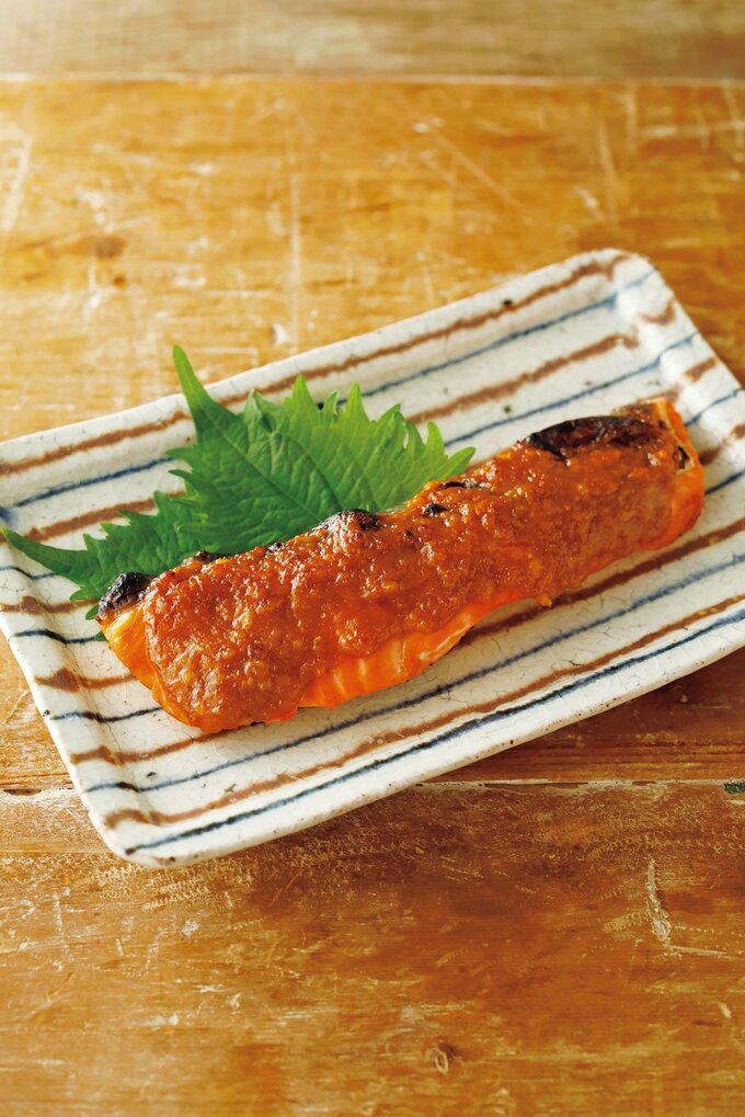 鮭の甘酒みそ焼き