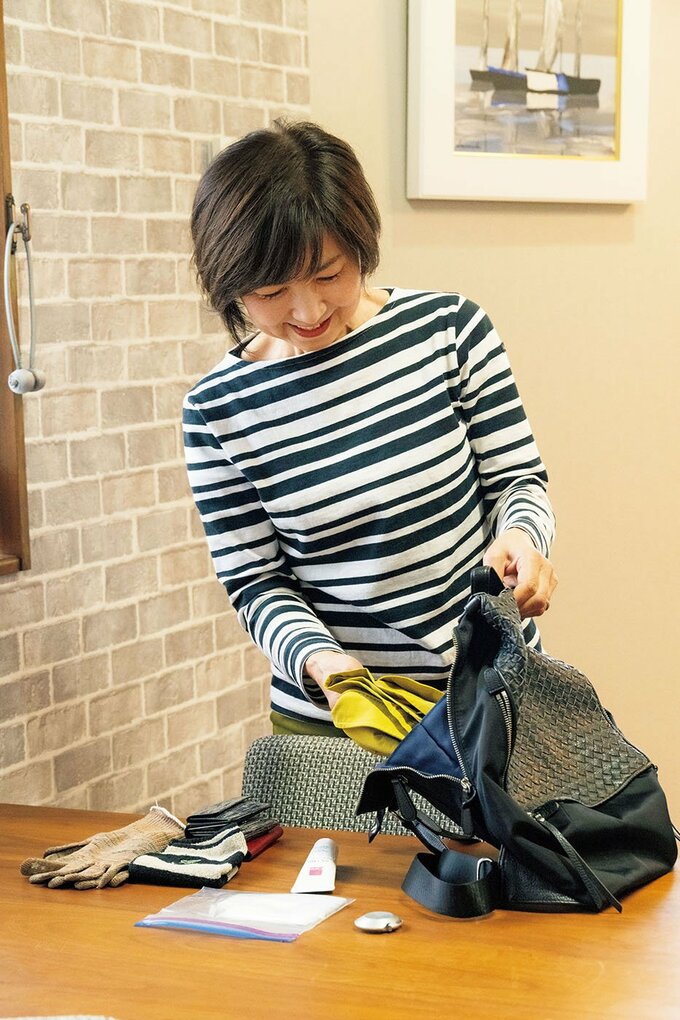 次の日の準備をする井田さん