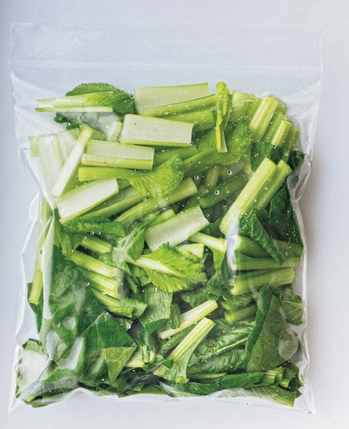 コマツナざく切り