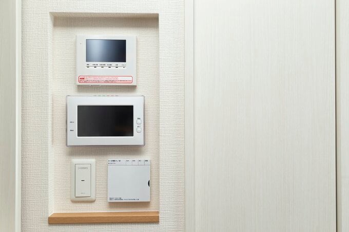 リモコンが収まるニッチ