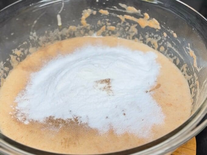 キャロットケーキの生地