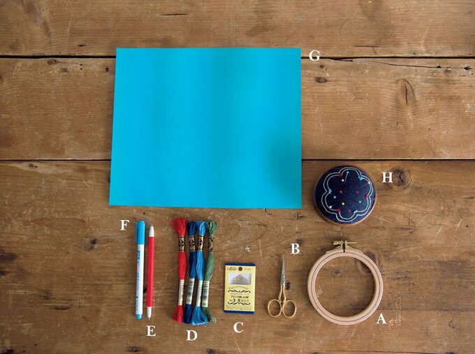 刺しゅうの道具