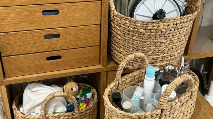 無印良品のカゴ