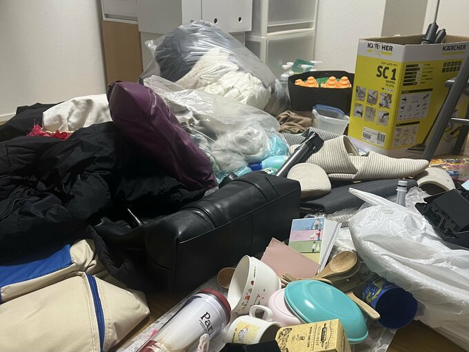 ゴチャついた家