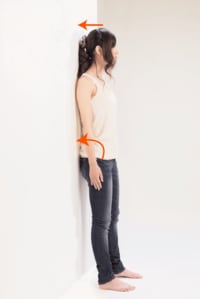 立って行うストレッチ