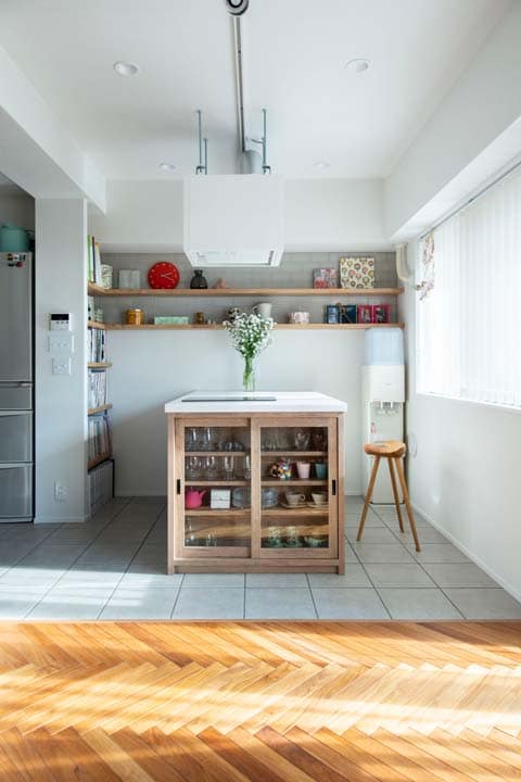 料理教室の開催を想定したカウンター