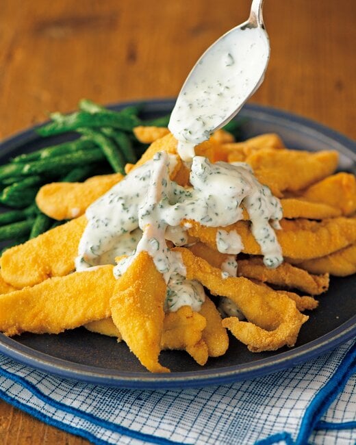 ササミのスティックフライ