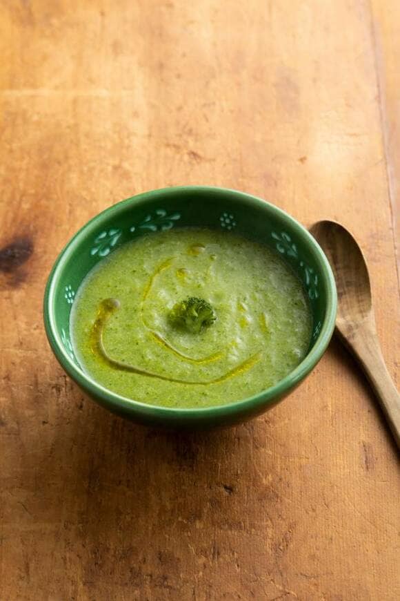 ブロッコリーと長ねぎのポタージュ