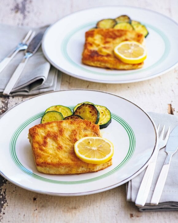 カジキの焼きカツレツ
