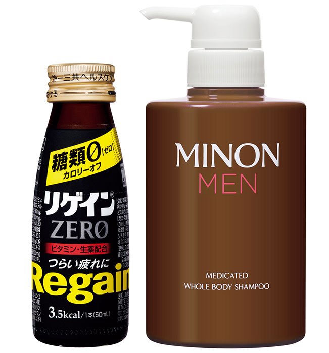 栄養ドリンクとシャンプー