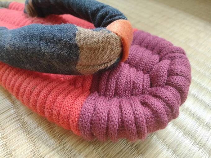 布ぞうりの厚さ