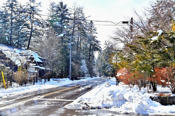 冬の軽井沢のイメージ