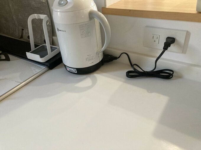 キッチントップの立ち上がり