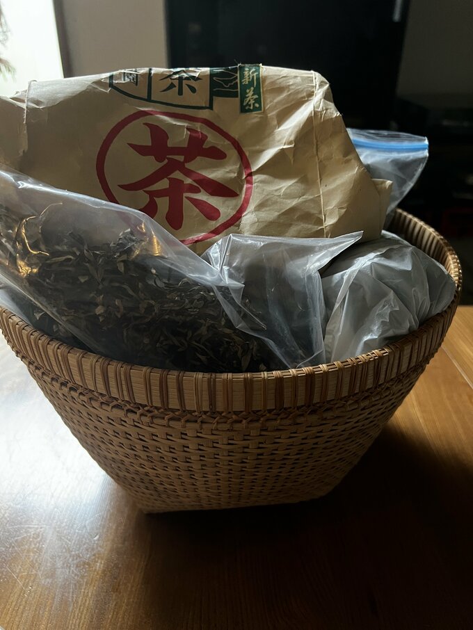 .自分で作っている野草茶やお茶のストック