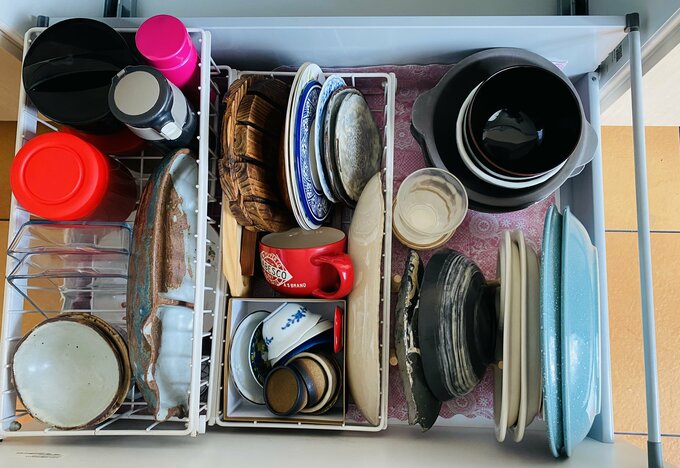 収納された食器