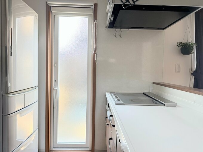 キッチンの勝手口