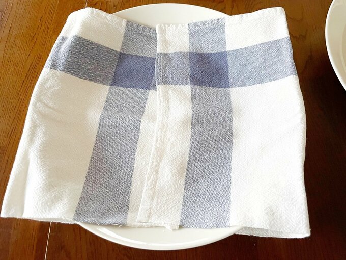 キッチンクロスで保護