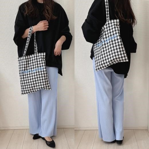 メッセンジャートートコーデ