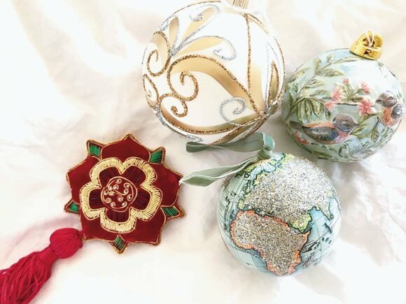 これまでに集めたオーナメント。