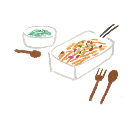 おしゃれな保存容器で調理して食卓に