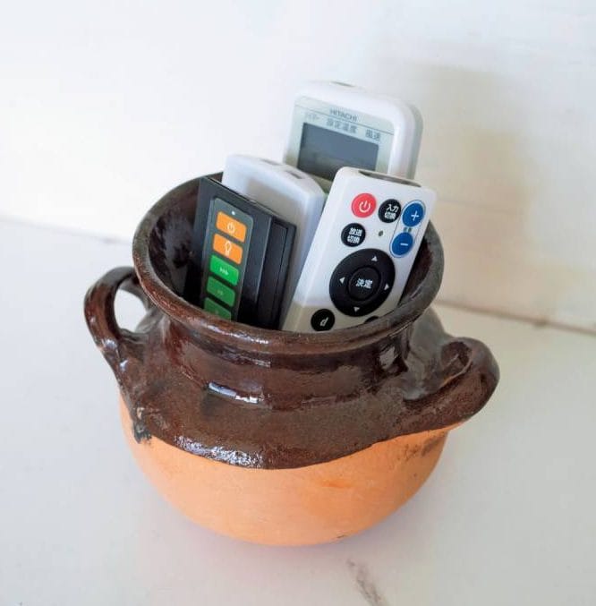 お気に入りのツボにリモコンを収納