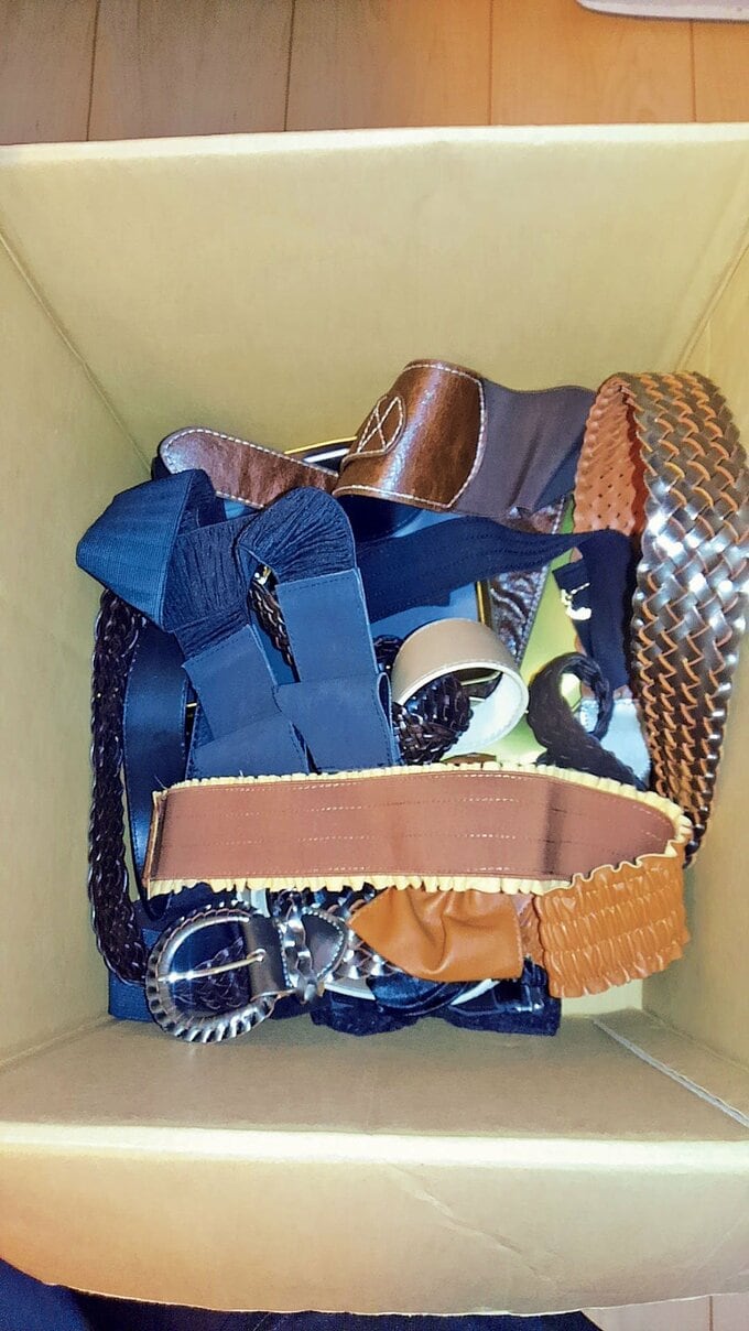 クローゼットのダンボール