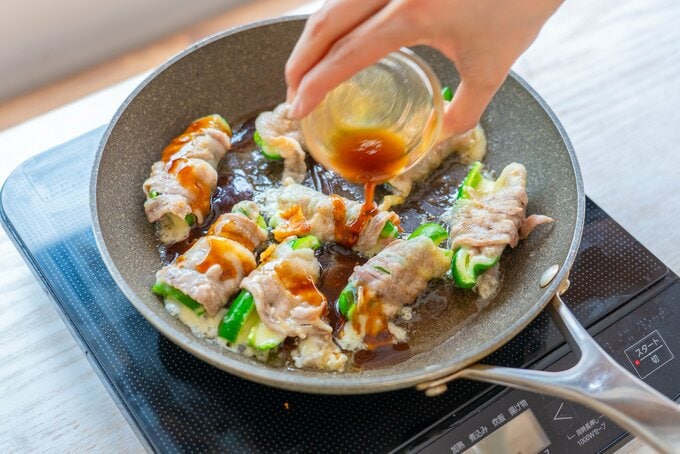 調味料を入れる