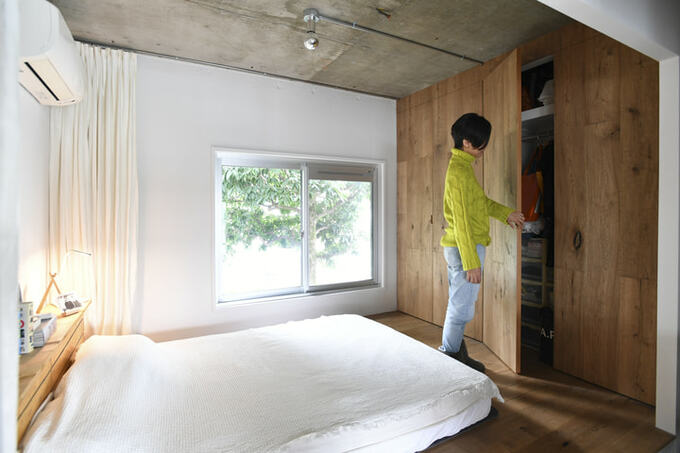 エイジング加工のオークフローリング