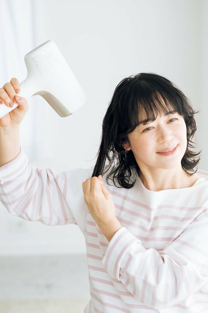 髪のツヤで若々しさを演出