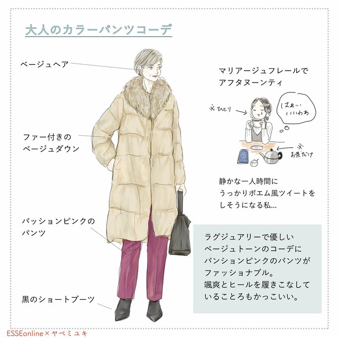 銀座の60代マダムに学ぶ ギンガムやカラーパンツで春を先取り 東京おしゃれ図鑑vol 5 Esseonline エッセ オンライン