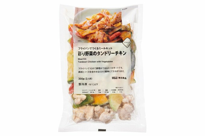 フライパンでつくるミールキット彩り野菜のタンドリーチキン